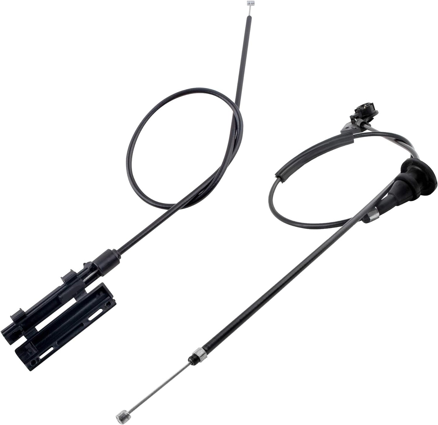 BOXI 2pcs Engine Hood Release Cable Kit Compatible for BMW X5 E53 2000 2001 2002 2003 2004 2005 — product photo 2