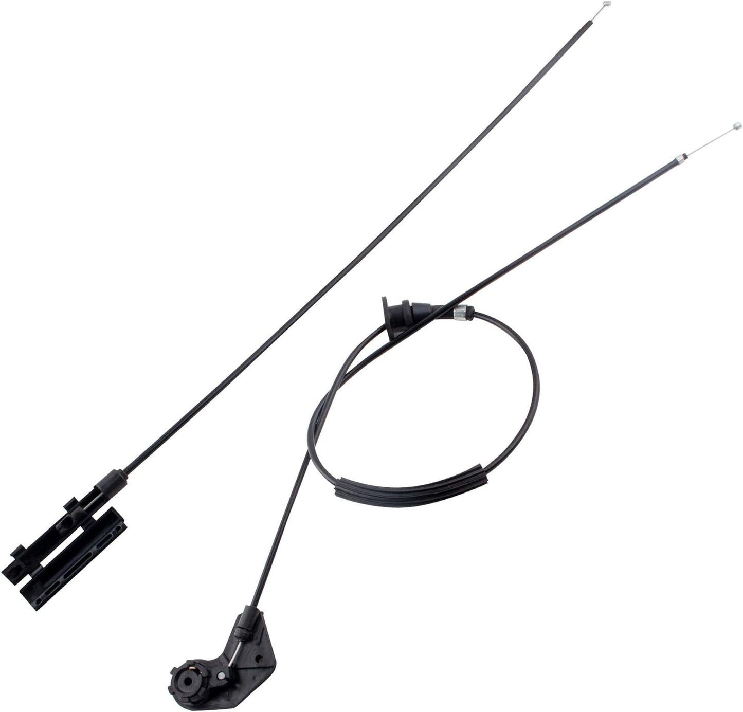 BOXI 2pcs Engine Hood Release Cable Kit Compatible for BMW X5 E53 2000 2001 2002 2003 2004 2005 — product photo 3