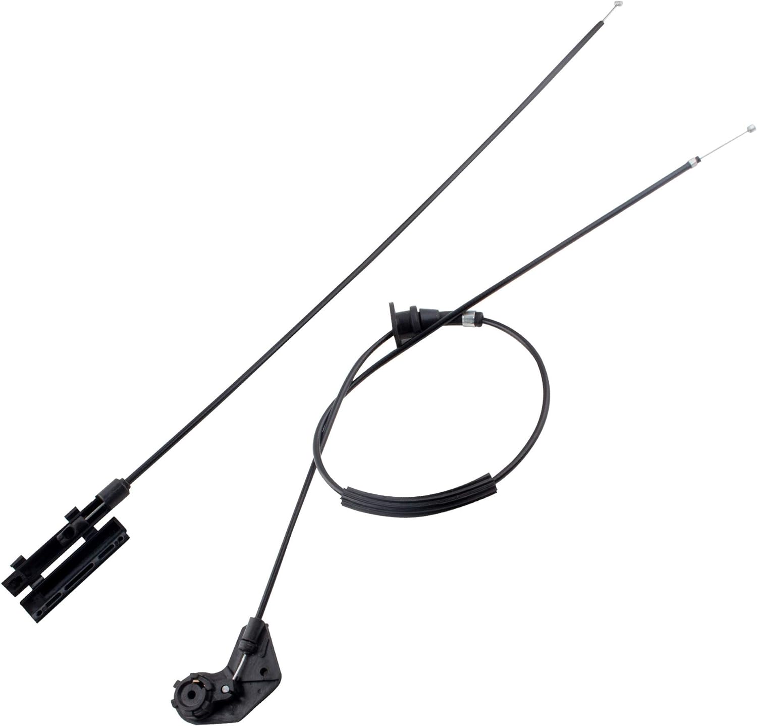 BOXI 2pcs Engine Hood Release Cable Kit Compatible for BMW X5 E53 2000 2001 2002 2003 2004 2005 — product photo 3