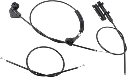 BOXI 3pcs Engine Hood Release Cable Kit Compatible for BMW X5 E53 2000 2001 2002 2003 2004 2005