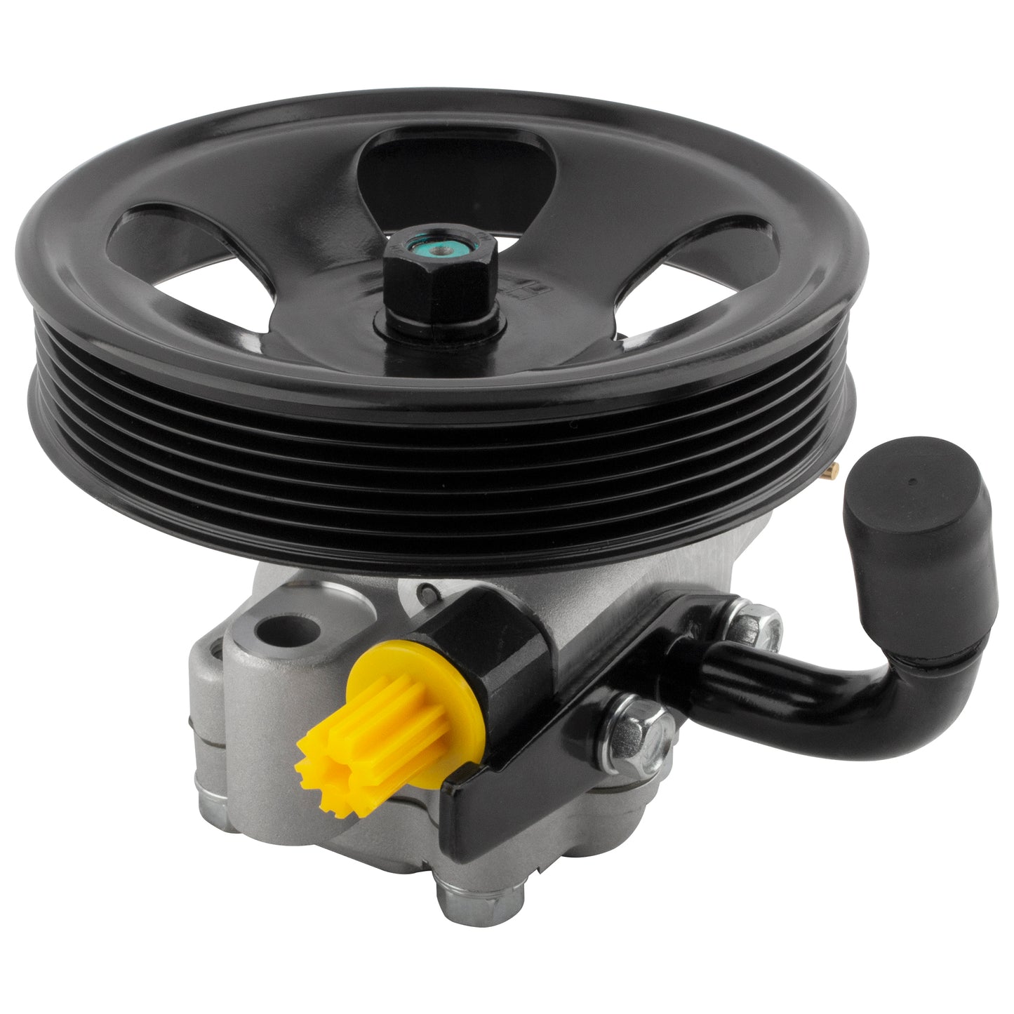 BOXI Power Steering Pump Compatible for Hyundai Santa Fe 2001 2002 2003 2004 2005 2006 Sport