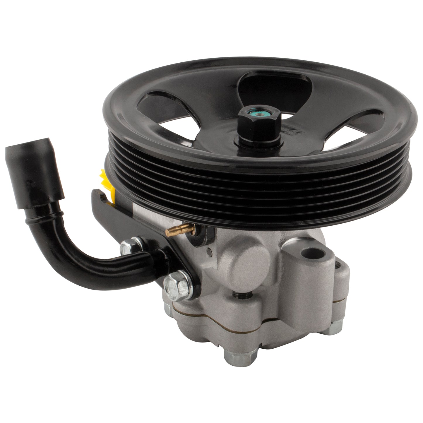 BOXI Power Steering Pump Compatible for Hyundai Santa Fe 2001 2002 2003 2004 2005 2006 Sport — product photo 4