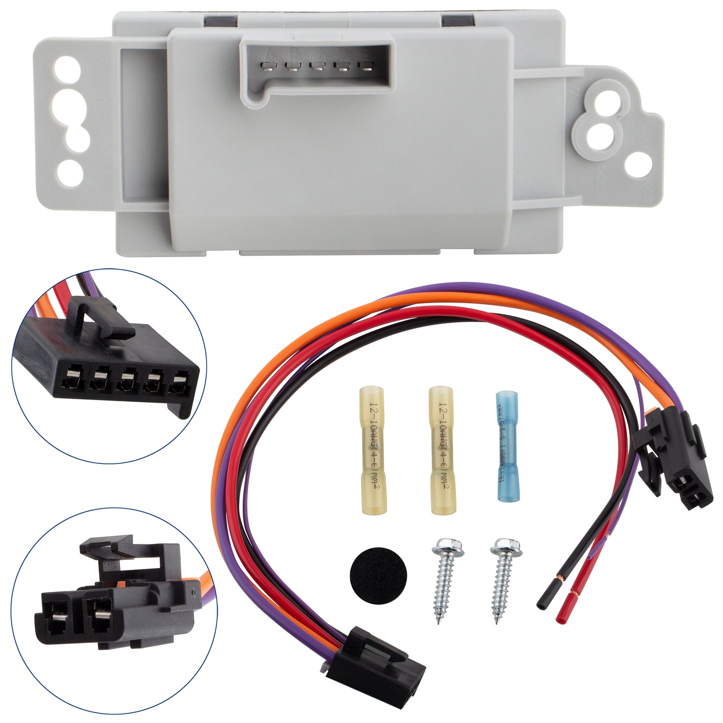 BOXI RU-1321 Blower Motor Resistor for Buick for Cadillac Chevy for GMC Isuzu Olds for Pontiac — product photo 4