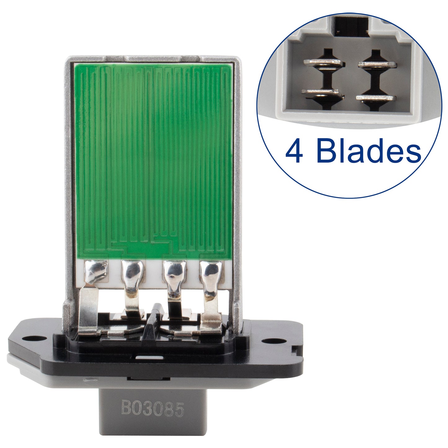 BOXI RU-356 Blower Motor Resistor Fits for Hyundai for Kia - Accent Elantra Santa Fe Sonata Tiburon — product photo 3
