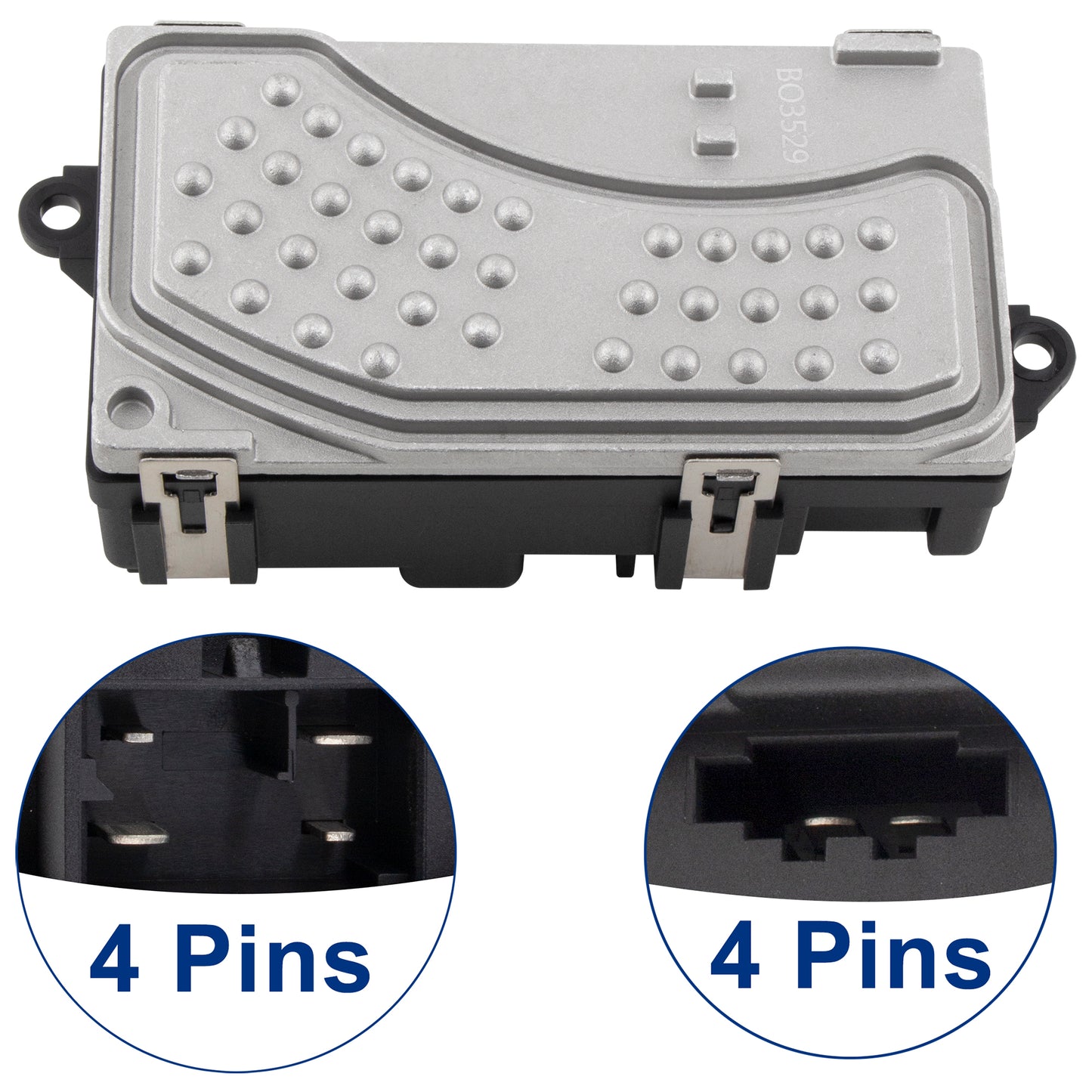 BOXI RU-610 Blower Motor Resistor Fits for Audi A6 2006-2011 — product photo 2