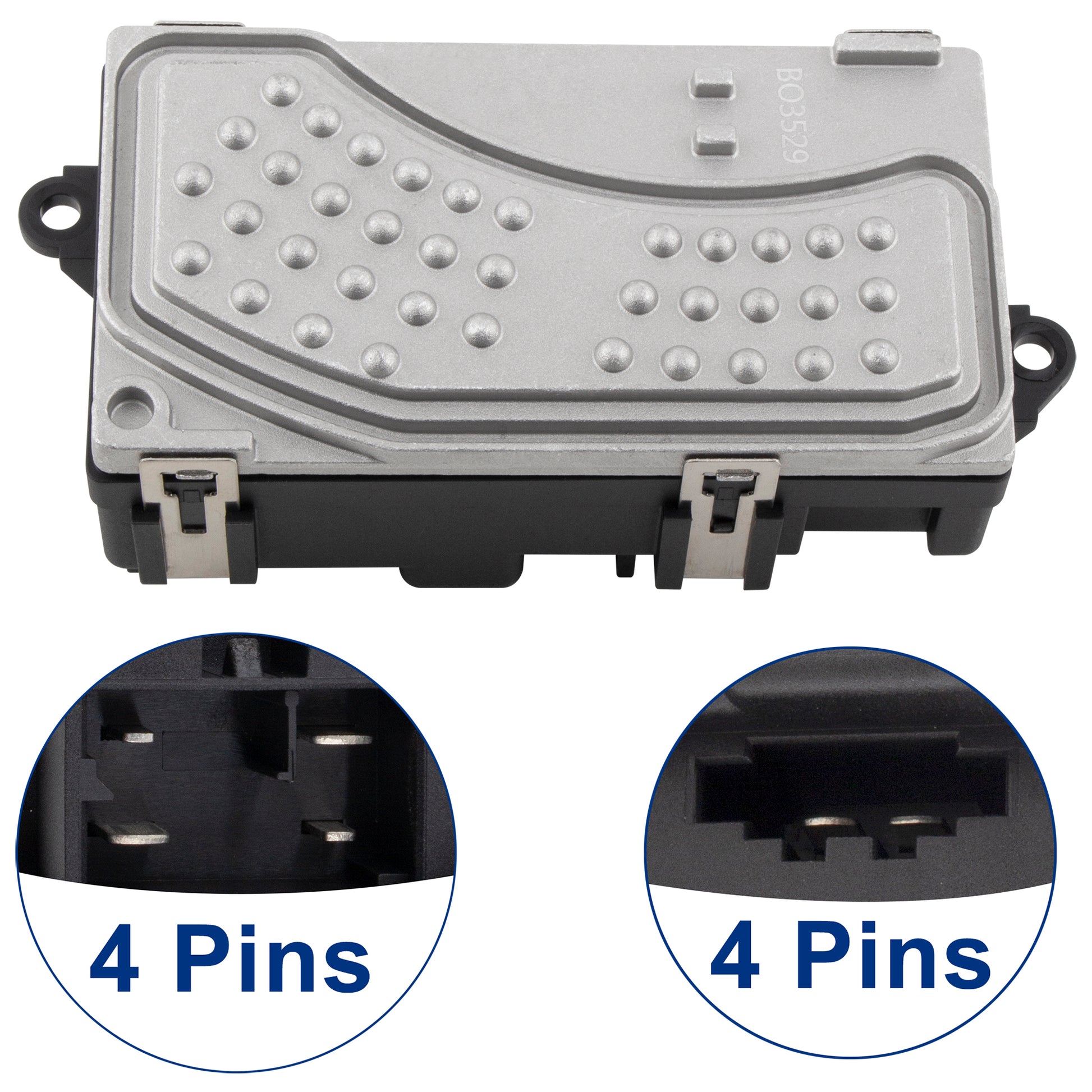 BOXI RU-610 Blower Motor Resistor Fits for Audi A6 2006-2011 — product photo 2