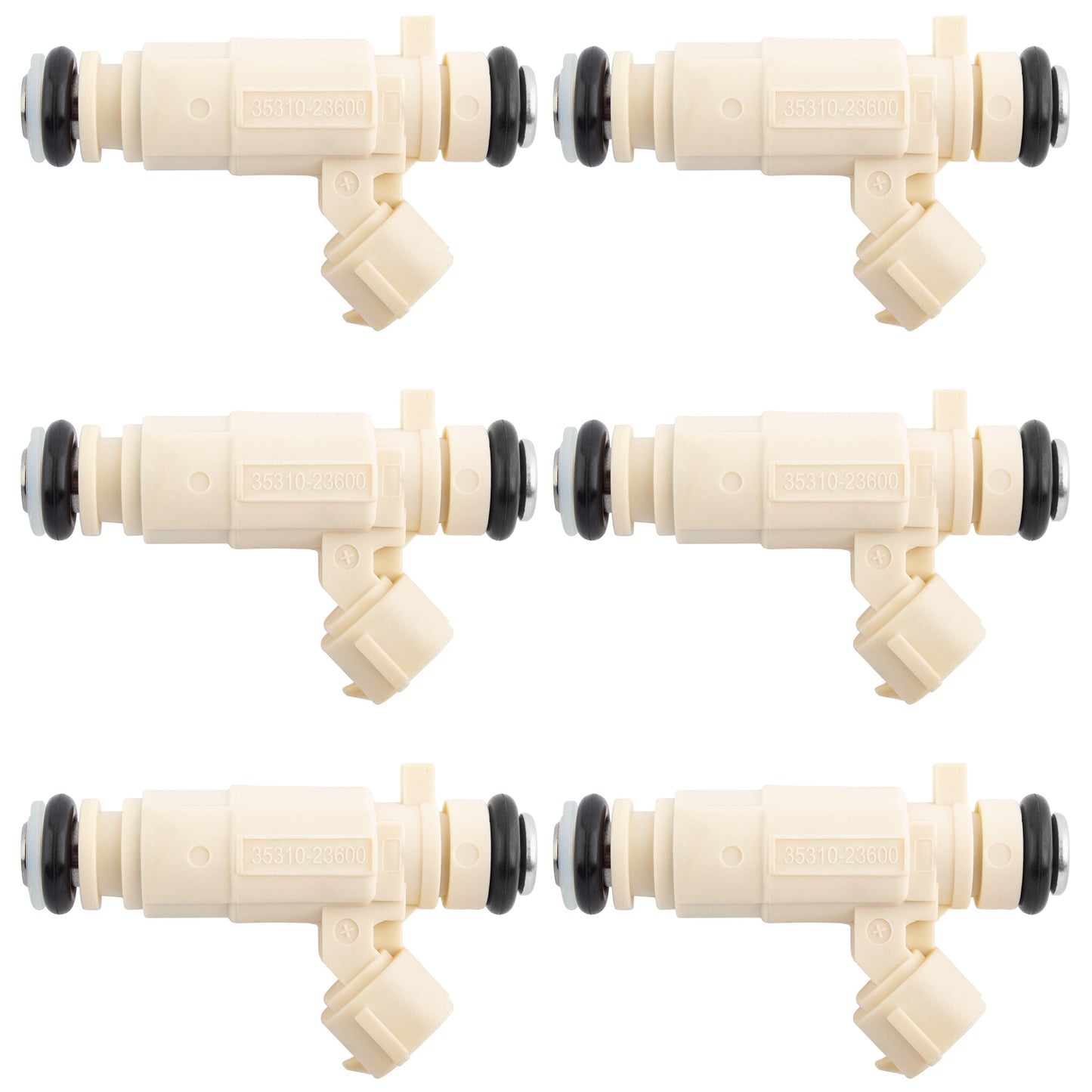 BOXI Pack of 6 Fuel Injectors Fit for Hyundai Santa Fe 2007-2009 — product photo 2
