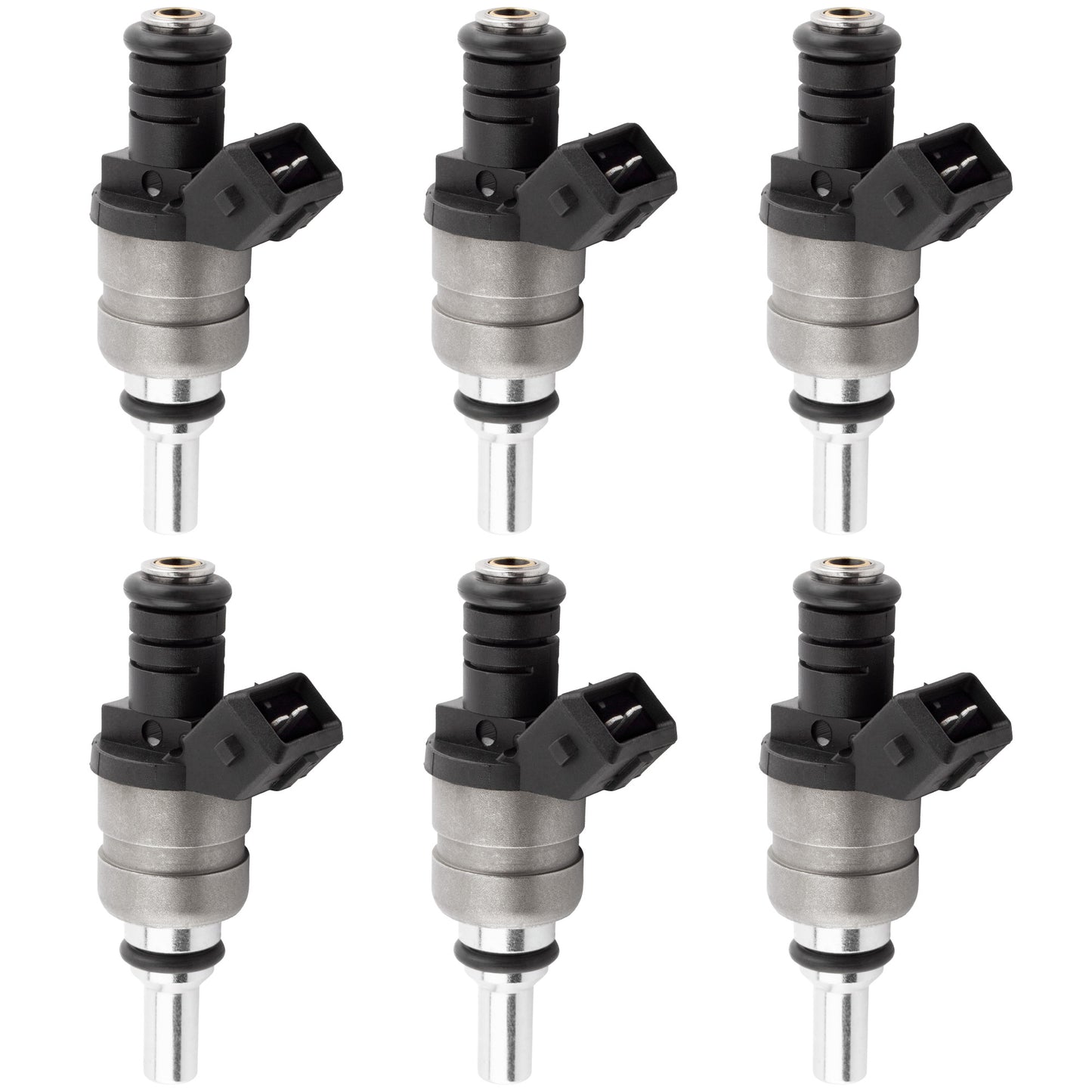 BOXI (Pack of 6) Fuel Injectors Set Compatible for BMW 325xi 325i 320i 325Ci 525i 2001 2002 2003 — product photo 2