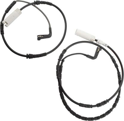 BOXI 2pcs Front and Rear Brake Pad Wear Sensor Compatible for BMW 128i 135i 2008-2010