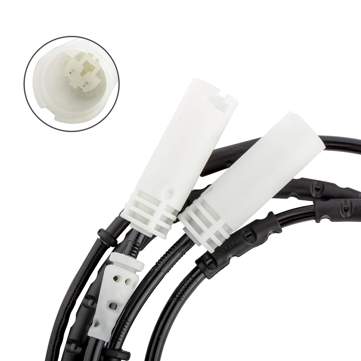 BOXI 2pcs Front and Rear Brake Pad Wear Sensor Compatible for BMW 128i 135i 2010-2013, 328i 335i — product photo 2