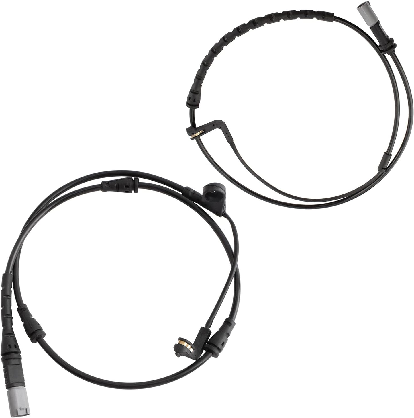 BOXI 2pcs Front and Rear Brake Pad Wear Sensor Compatible for BMW X5 2007 2008 2009 2010