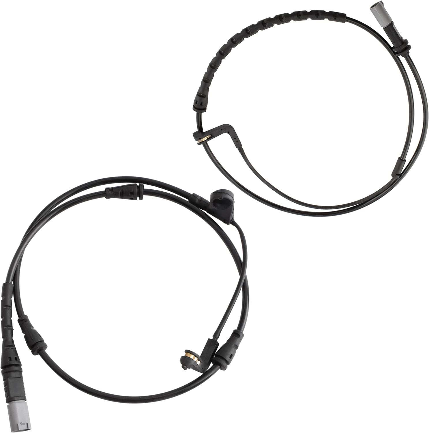 BOXI 2pcs Front and Rear Brake Pad Wear Sensor Compatible for BMW X5 2007 2008 2009 2010