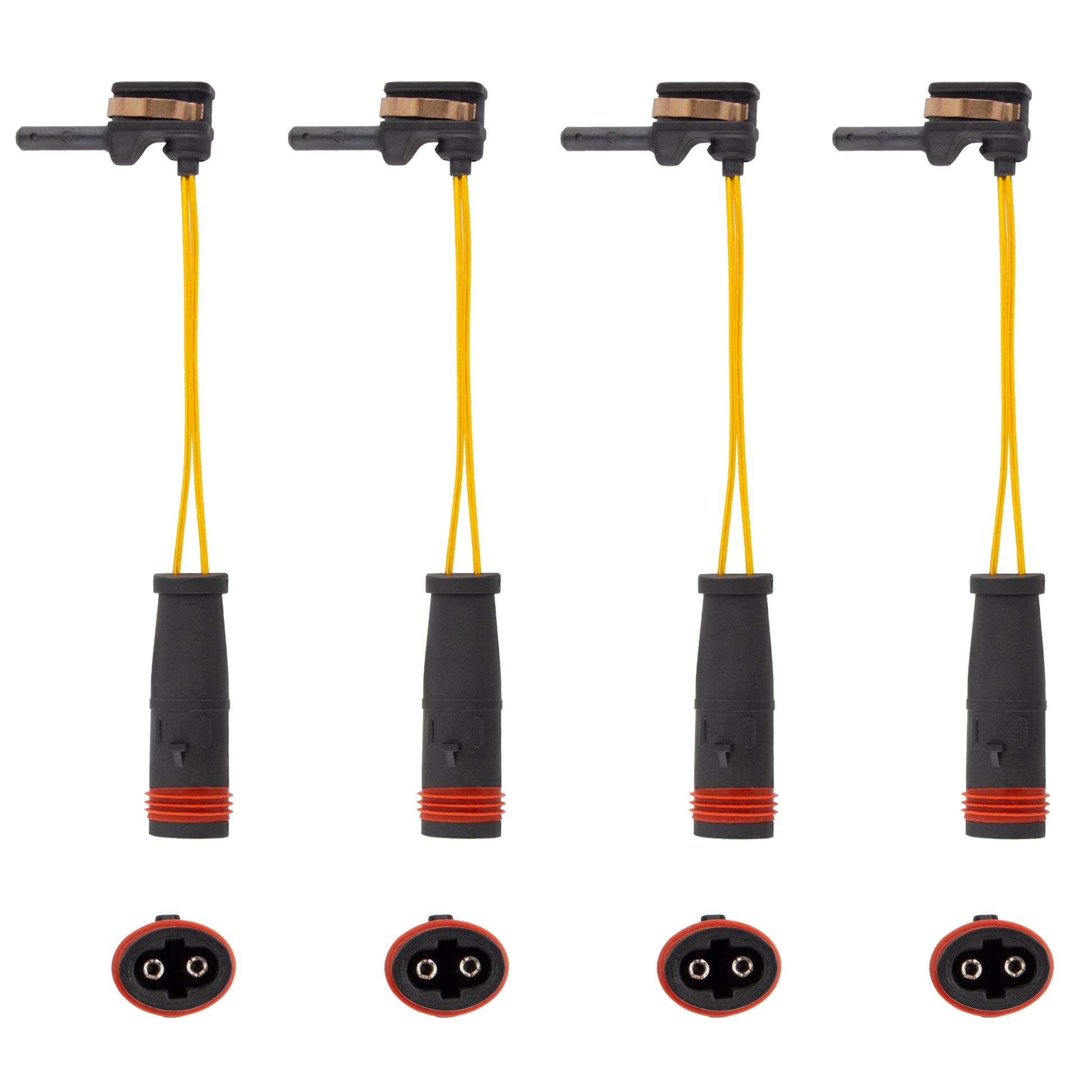 BOXI 4pcs Brake Pad Wear Sensor Compatible for Mercedes Benz W211 W220 C300 2008-2014