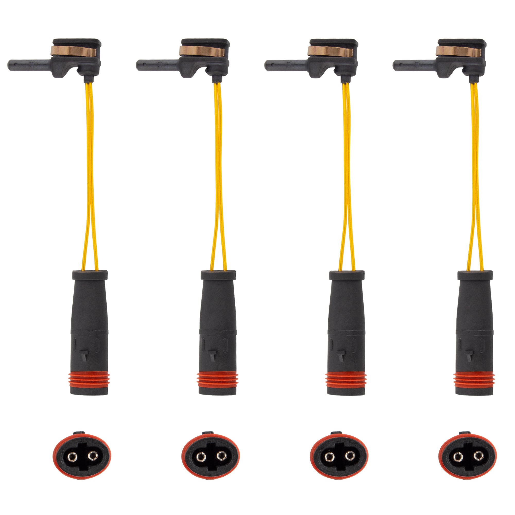 BOXI 4pcs Brake Pad Wear Sensor Compatible for Mercedes Benz W211 W220 C300 2008-2014