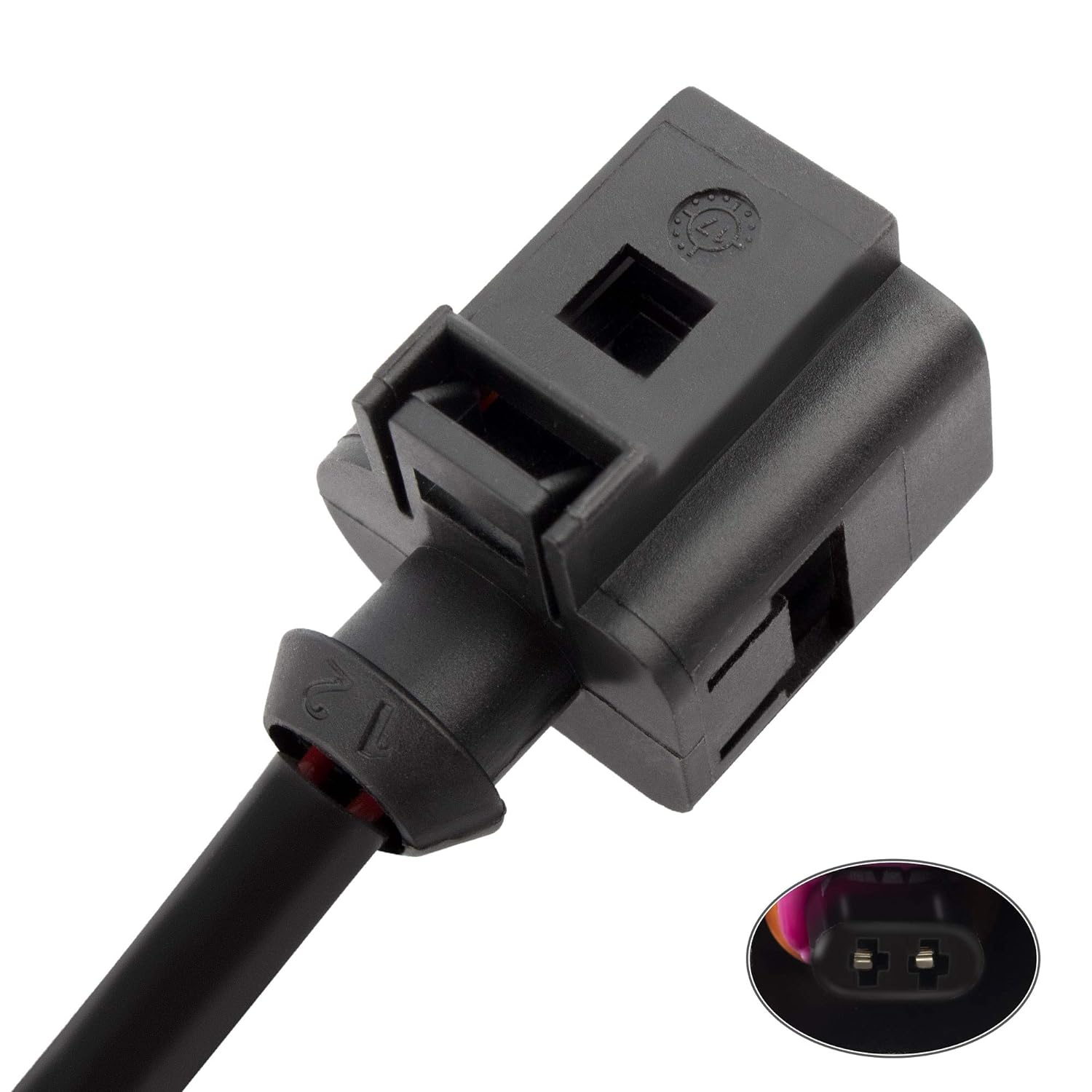 BOXI 2pcs Rear Brake Pad Wear Sensor Compatible for Audi Q7 2007-2015 — product photo 3