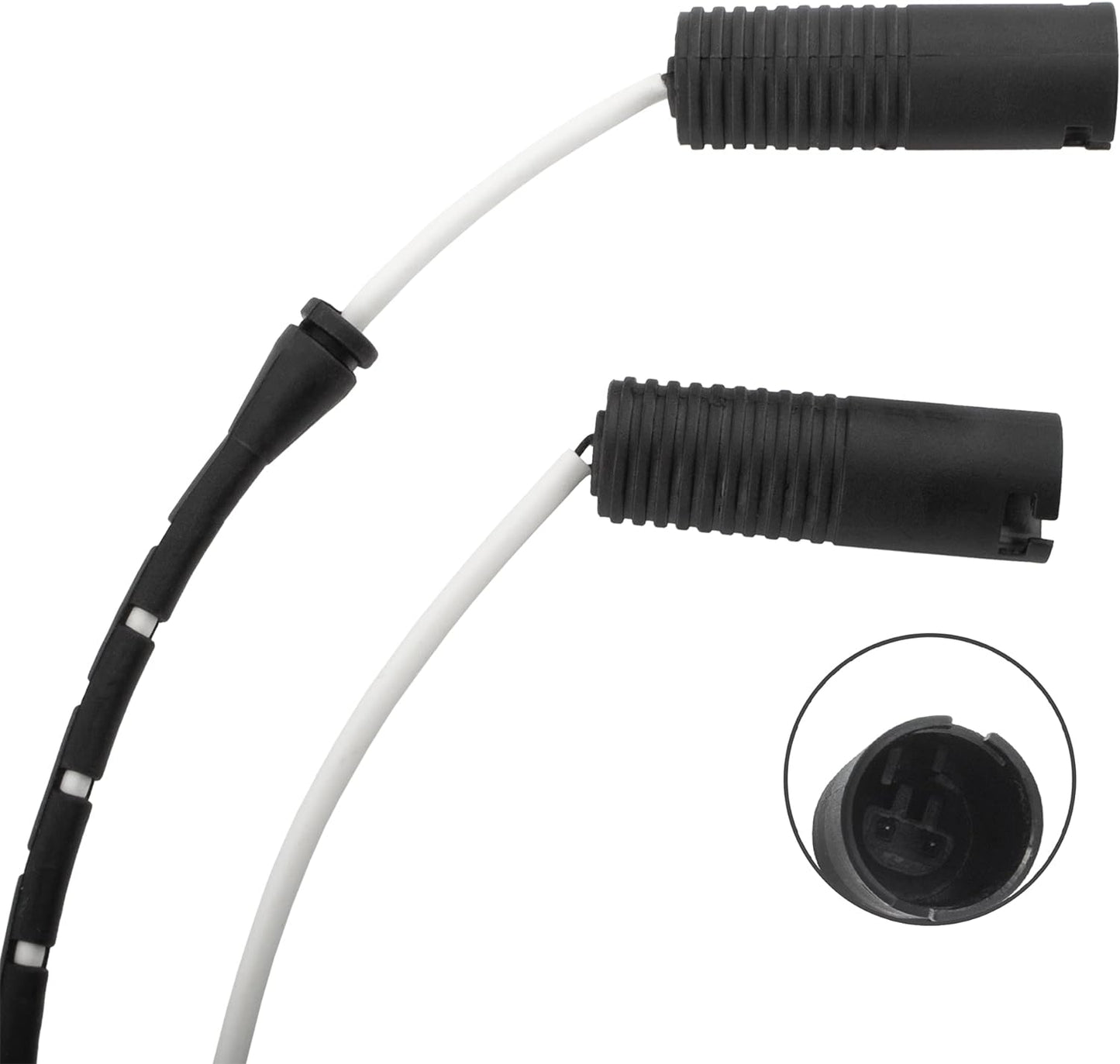 BOXI 2pcs Front and Rear Brake Pad Wear Sensor Compatible for BMW 525i 530i 2001-2003, 528i — product photo 4