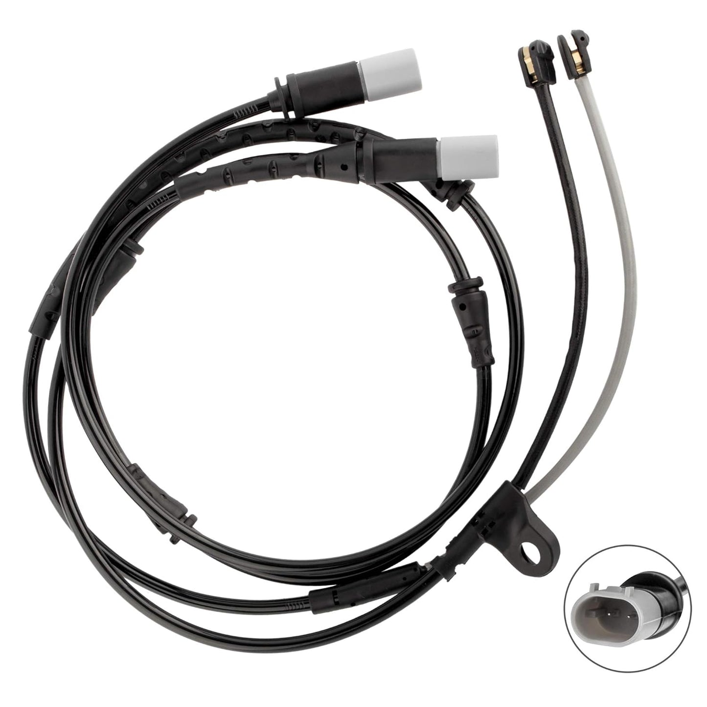 BOXI 2pcs Front and Rear Brake Pad Wear Sensor Compatible for BMW E70 E71 X5 X6 2011 2012 2013 2014 — product photo 2