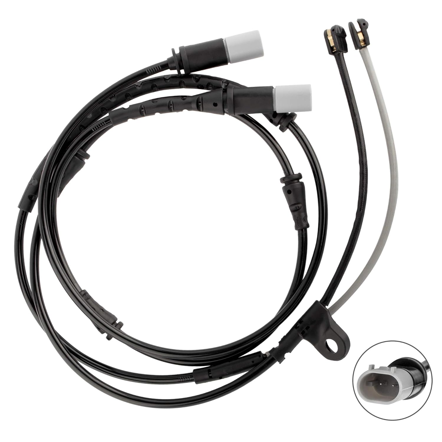 BOXI 2pcs Front and Rear Brake Pad Wear Sensor Compatible for BMW E70 E71 X5 X6 2011 2012 2013 2014 — product photo 2