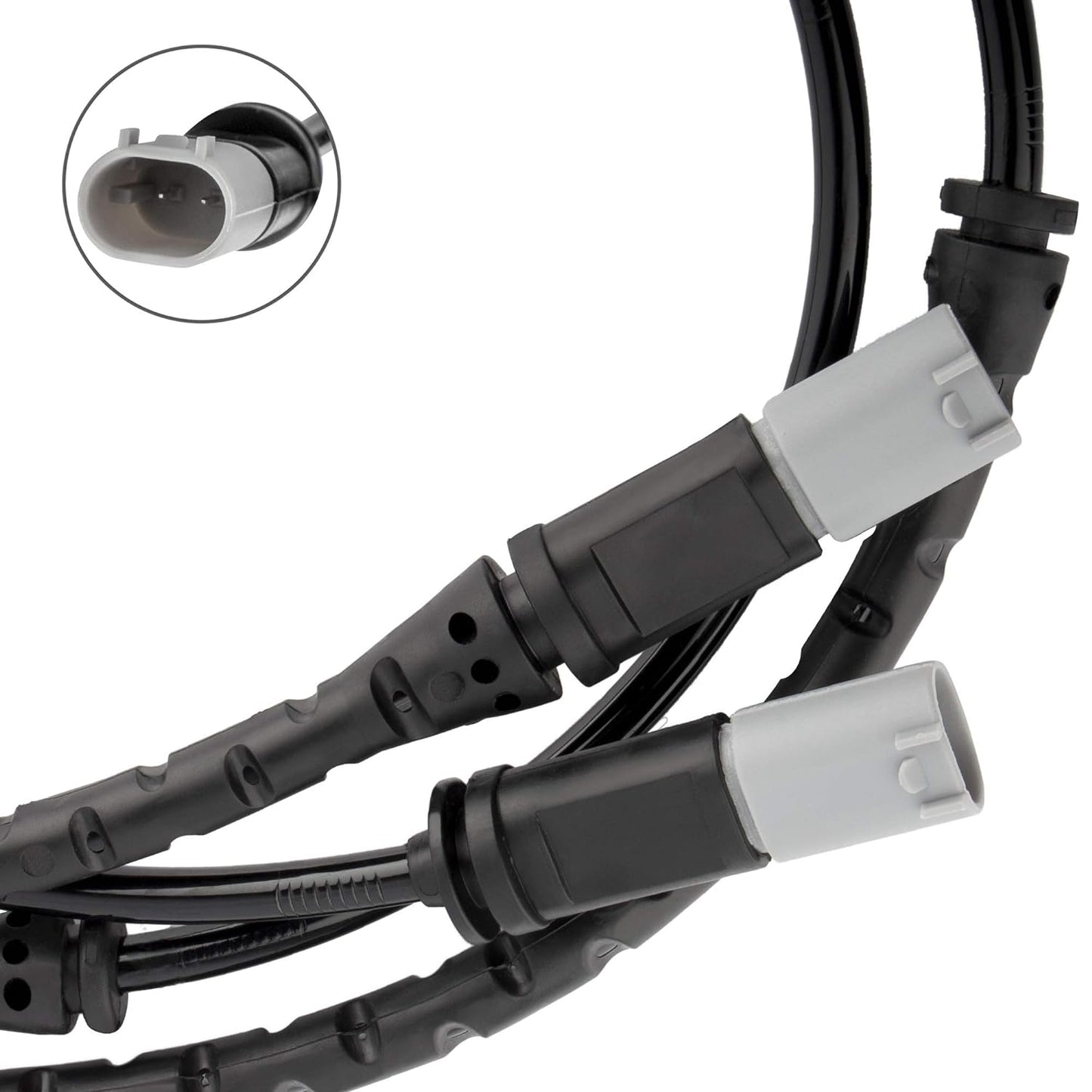 BOXI 2pcs Front and Rear Brake Pad Wear Sensor Compatible for BMW E70 E71 X5 X6 2011 2012 2013 2014 — product photo 5