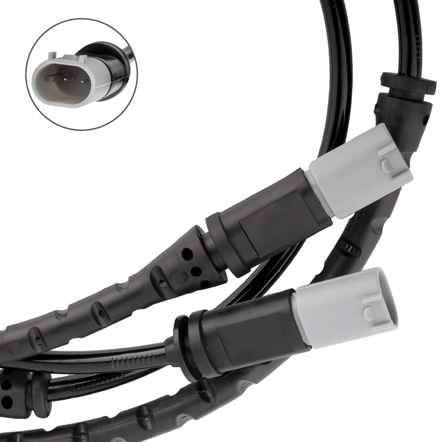 BOXI 2pcs Front and Rear Brake Pad Wear Sensor Compatible for BMW E70 E71 X5 X6 2011 2012 2013 2014 — product photo 5