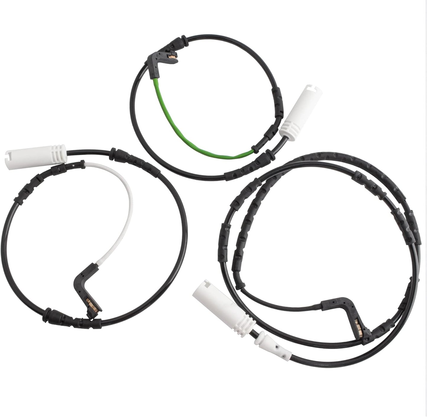 BOXI 3pcs Front Left & Right+Rear Brake Pad Wear Sensor Compatible for BMW E90 E92 M3 2008 2009