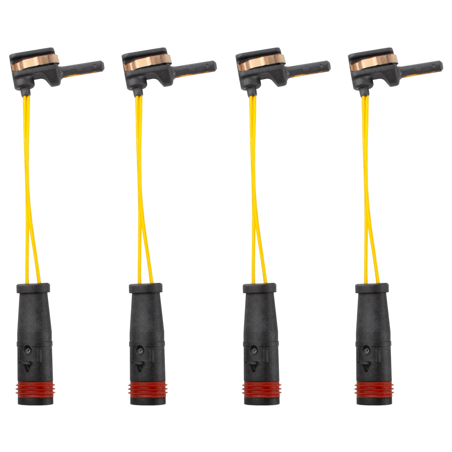 BOXI (Pack of 4) Front and Rear Brake Pad Wear Sensor Fit for Mercedes Benz W211 W220 CLK SL C E S