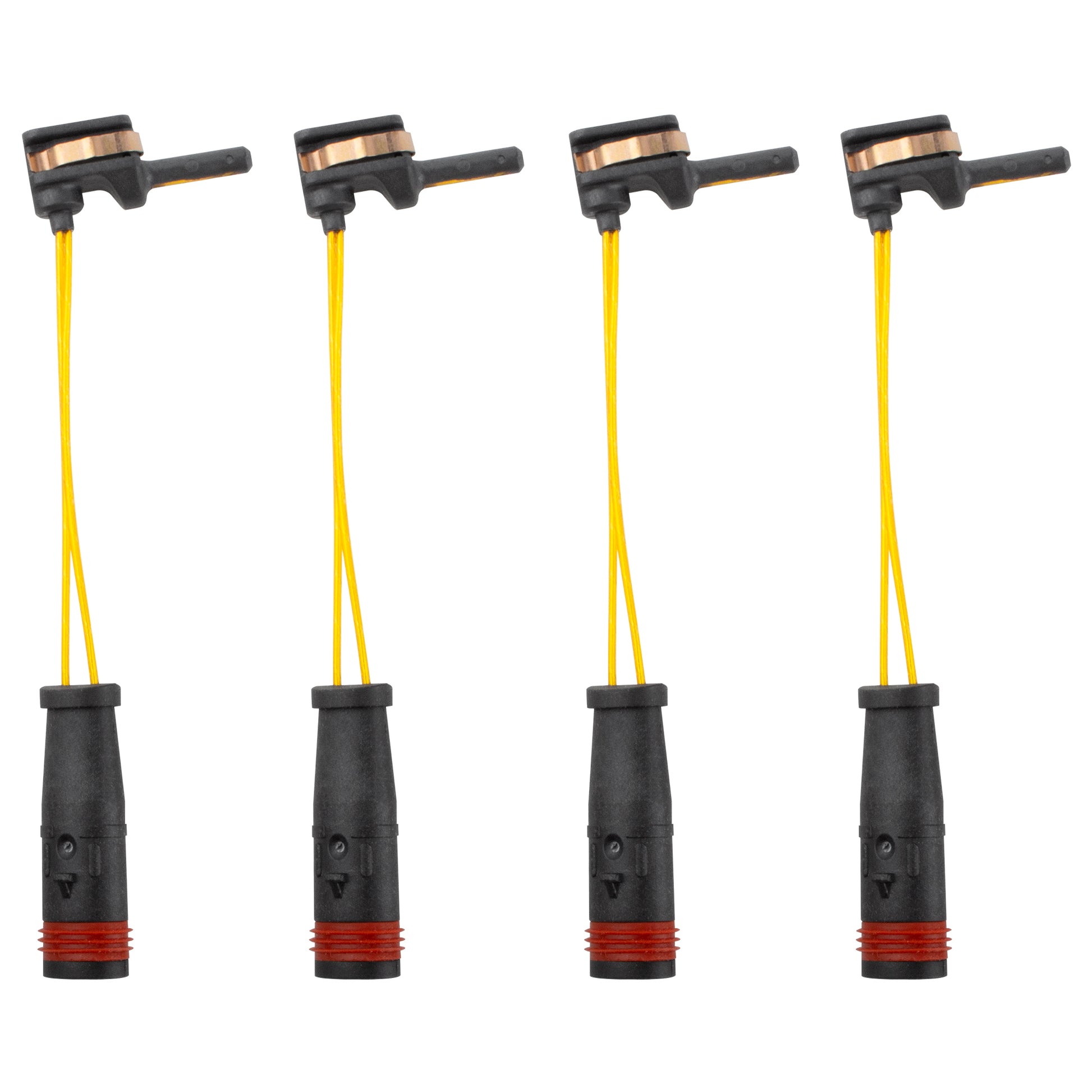 BOXI (Pack of 4) Front and Rear Brake Pad Wear Sensor Fit for Mercedes Benz W211 W220 CLK SL C E S