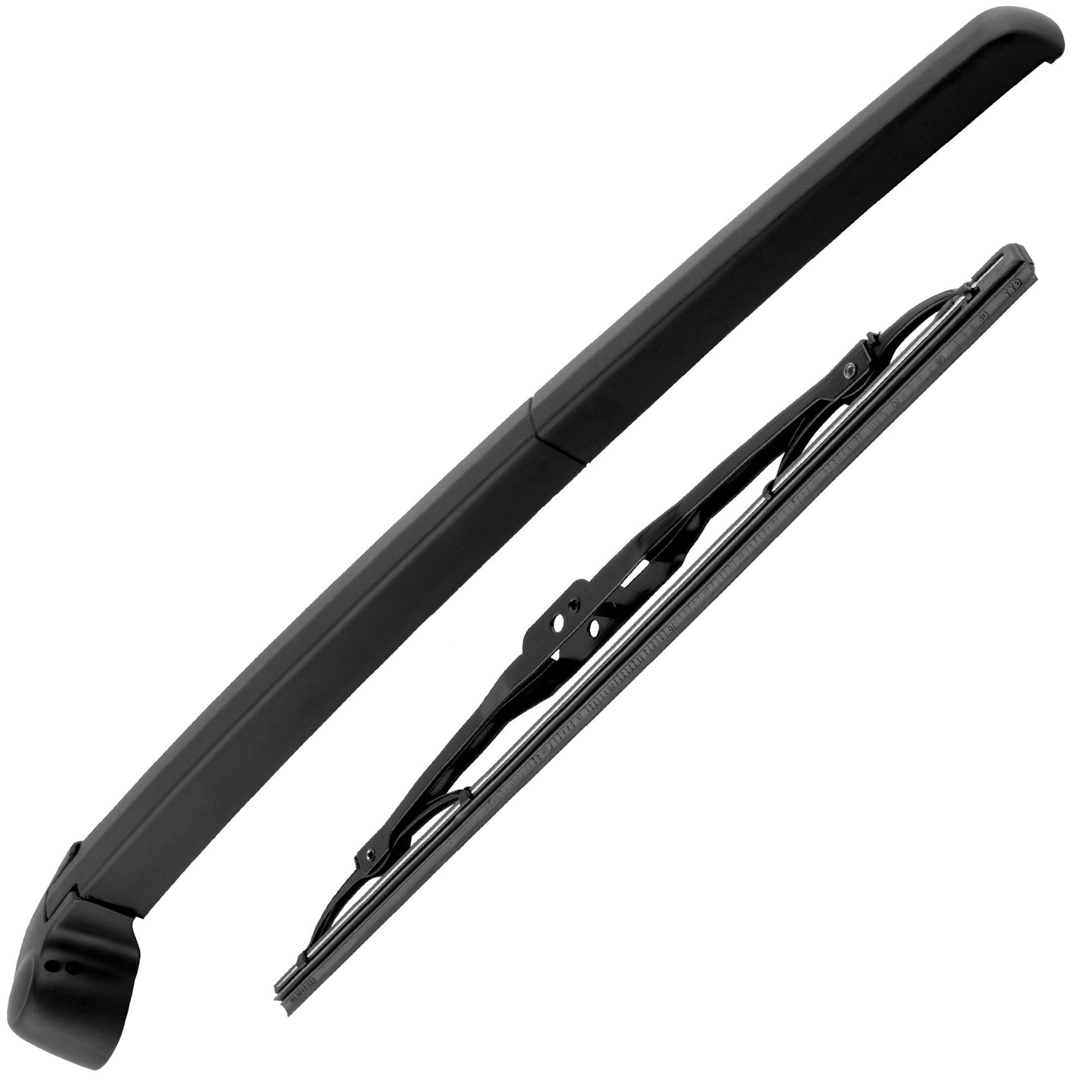 BOXI Rear Windshield Rear Wiper Arm with blade Set 430mm 17inch fits for Audi A3 2006-2013