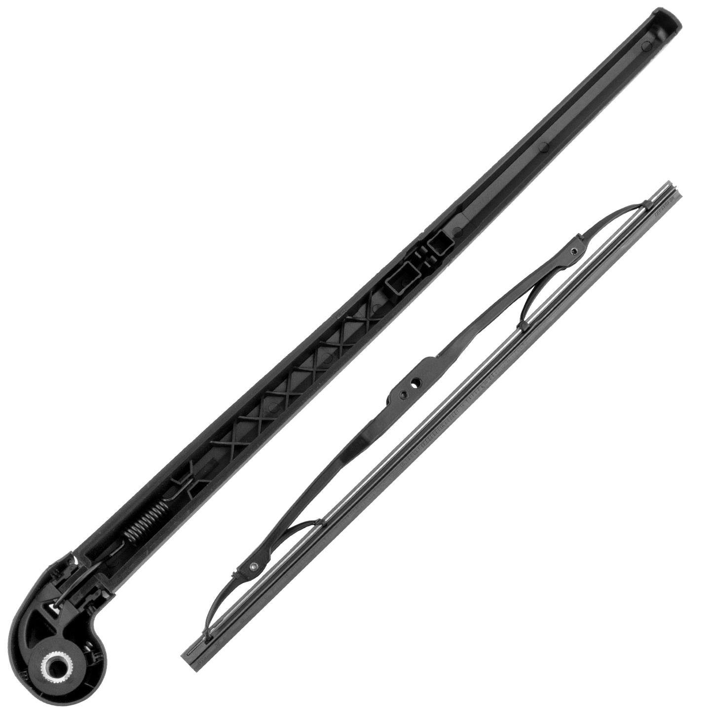 BOXI Rear Windshield Rear Wiper Arm with blade Set 430mm 17inch fits for Audi A3 2006-2013 — product photo 4
