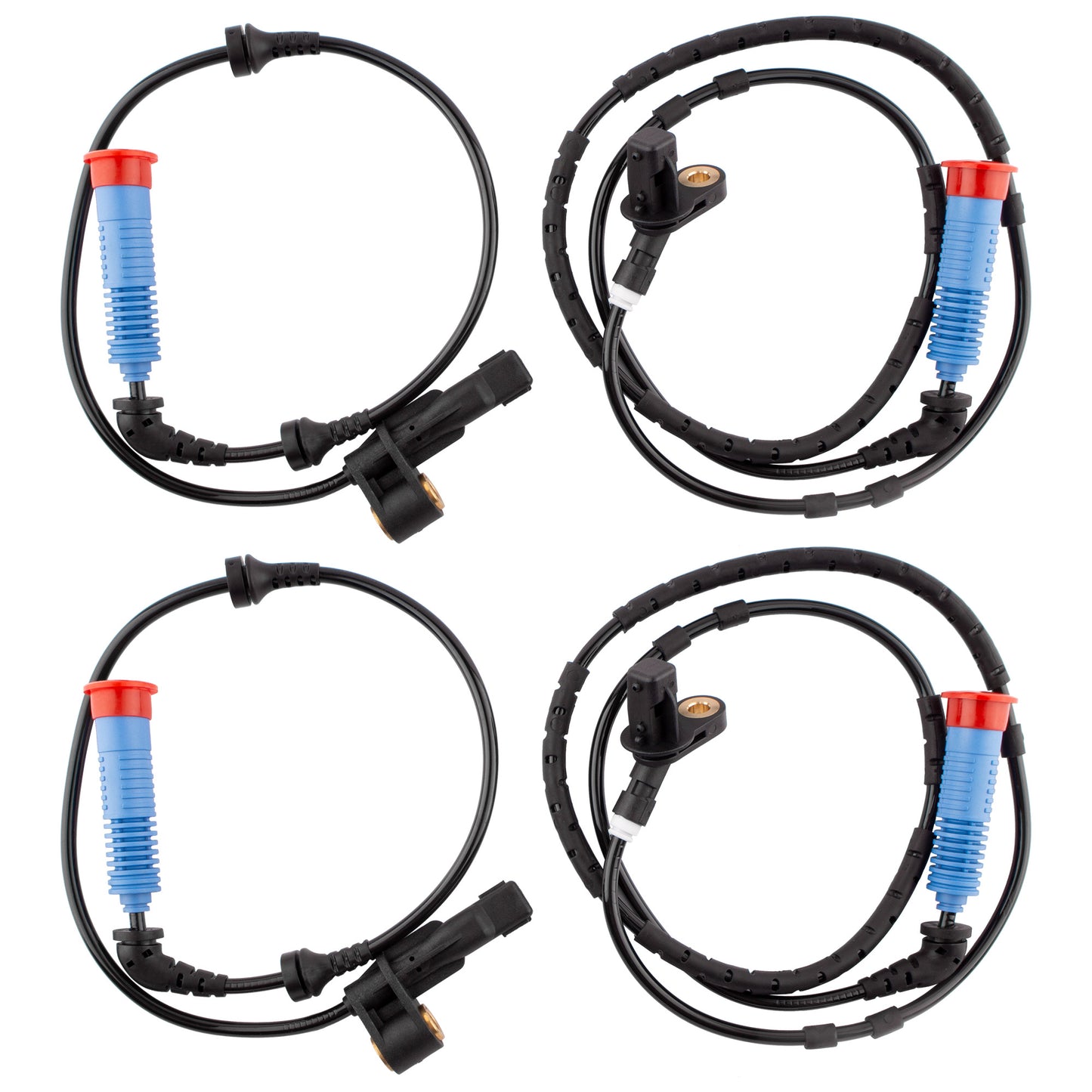 BOXI Front and Rear ABS Wheel Speed Sensor Compatible for BMW Z4 2003-2008