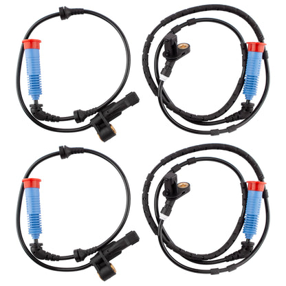 BOXI Front and Rear ABS Wheel Speed Sensor Compatible for BMW Z4 2003-2008