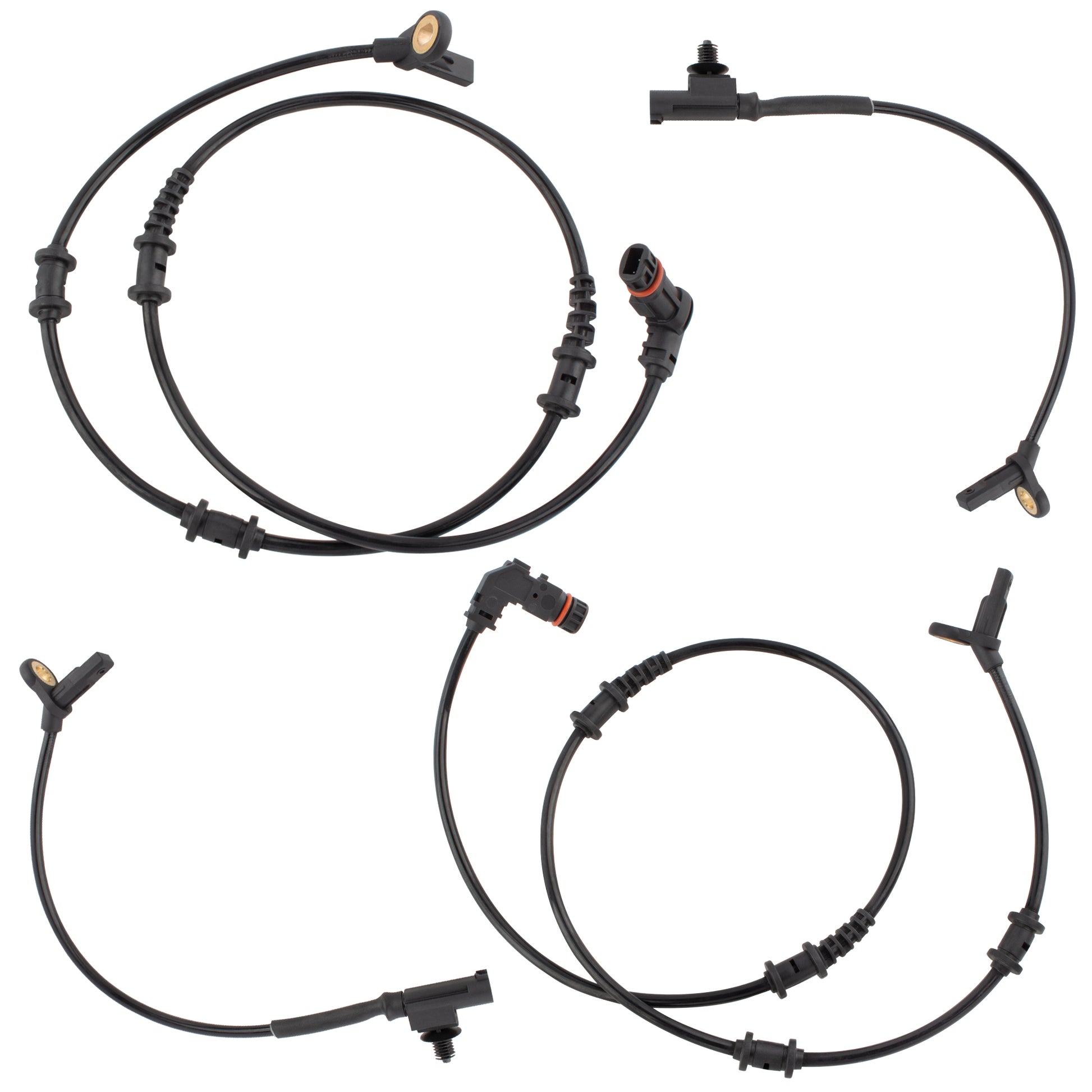 BOXI Front and Rear ABS Wheel Speed Sensor Set Compatible for Mercedes 2010 GL350