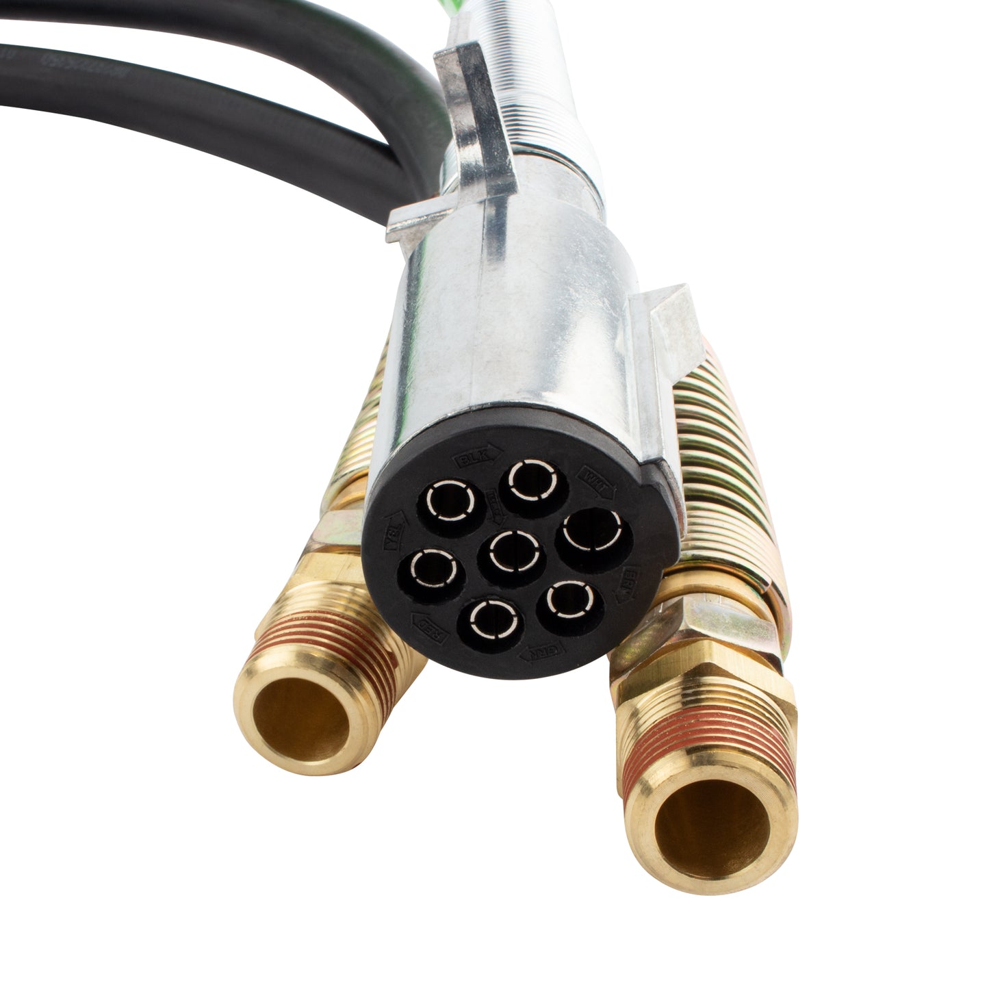 BOXI 3 in 1 15 Ft Wrap Heavy Duty 7 Way Truck Tractor Trailer Rig Electric Cable Wrap Cord ABS — product photo 8