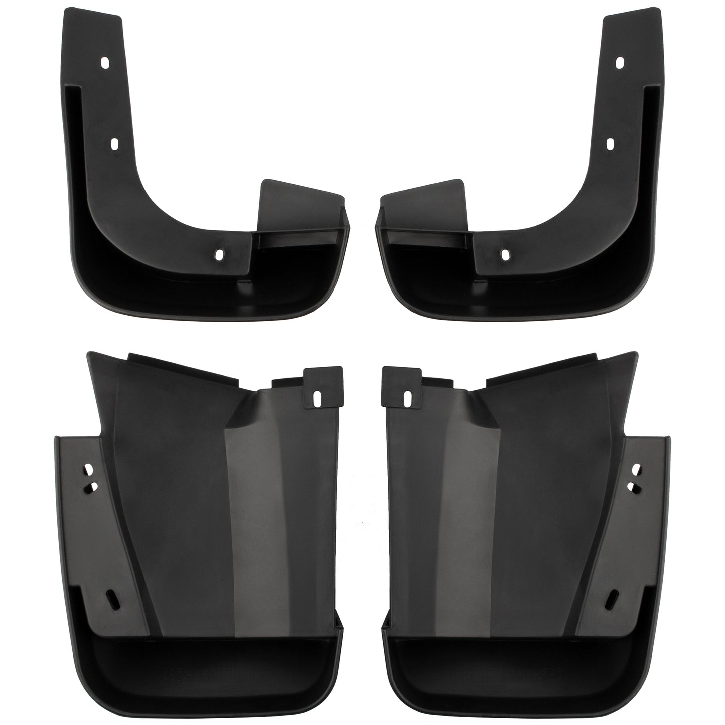 BOXI (Set of 4) Front and Rear Side Mud Flaps Splash Guards Mudflaps Fits for Honda Civic 2006 2007