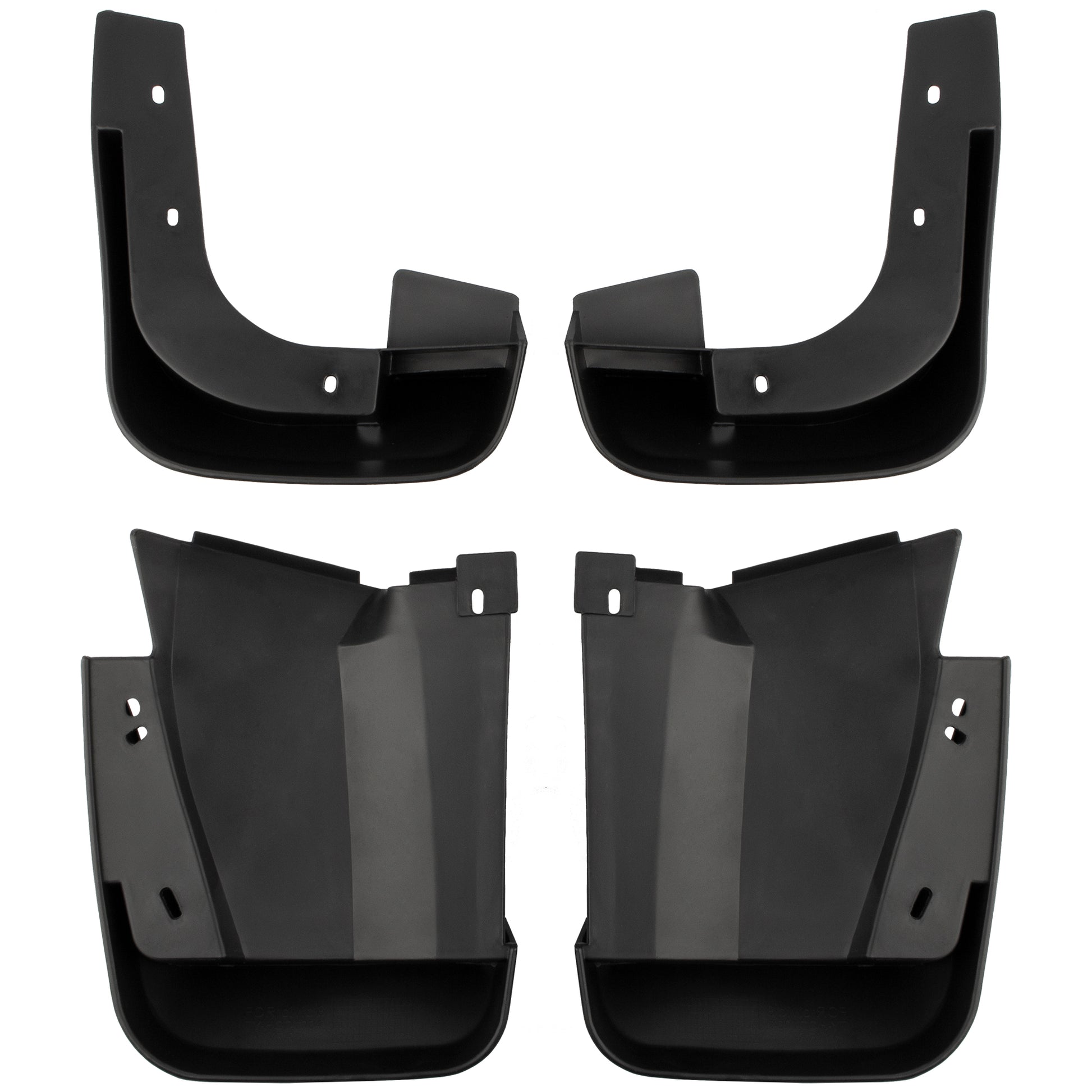 BOXI (Set of 4) Front and Rear Side Mud Flaps Splash Guards Mudflaps Fits for Honda Civic 2006 2007