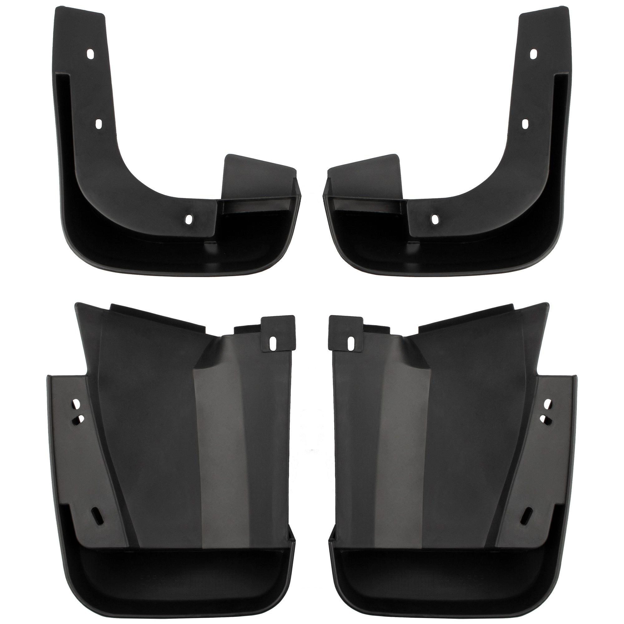 BOXI (Set of 4) Front and Rear Side Mud Flaps Splash Guards Mudflaps Fits for Honda Civic 2006 2007