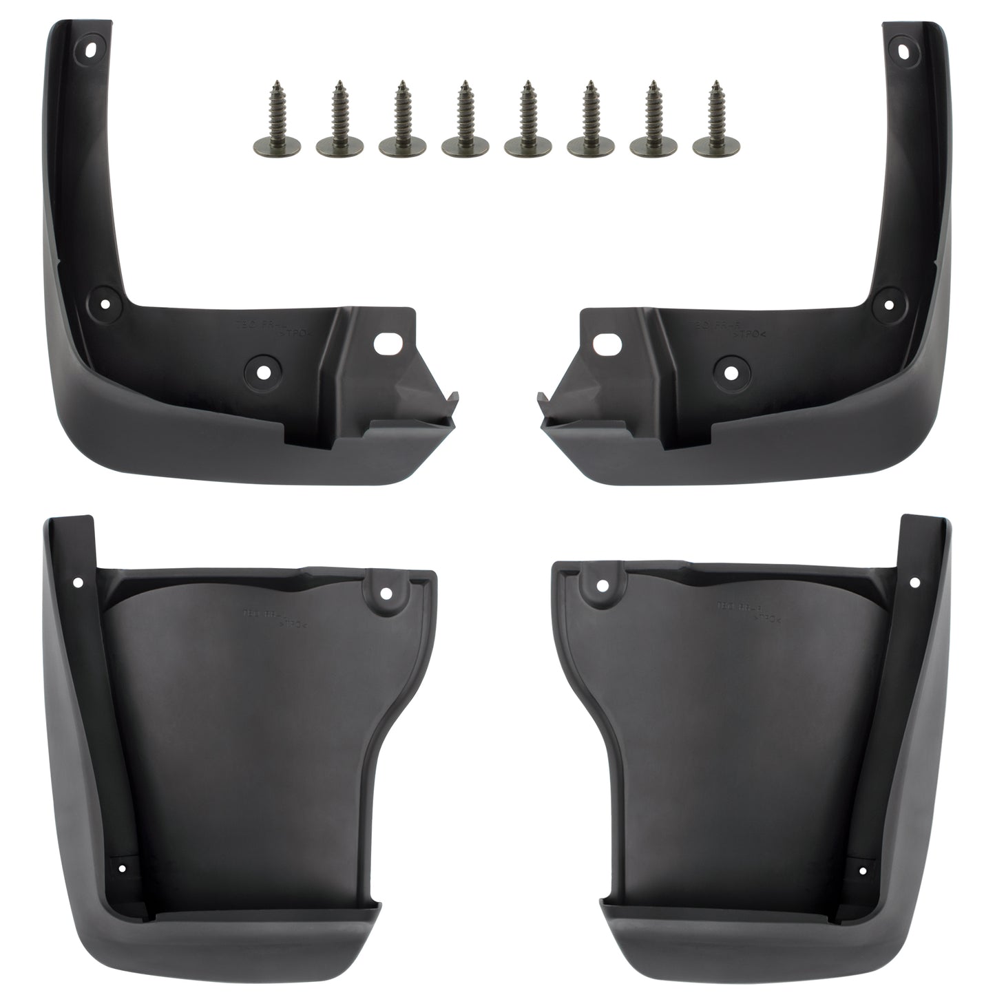 BOXI (Set of 4) Front and Rear Side Mud Flaps Splash Guards Mudflaps Fits for Honda Accord 2008