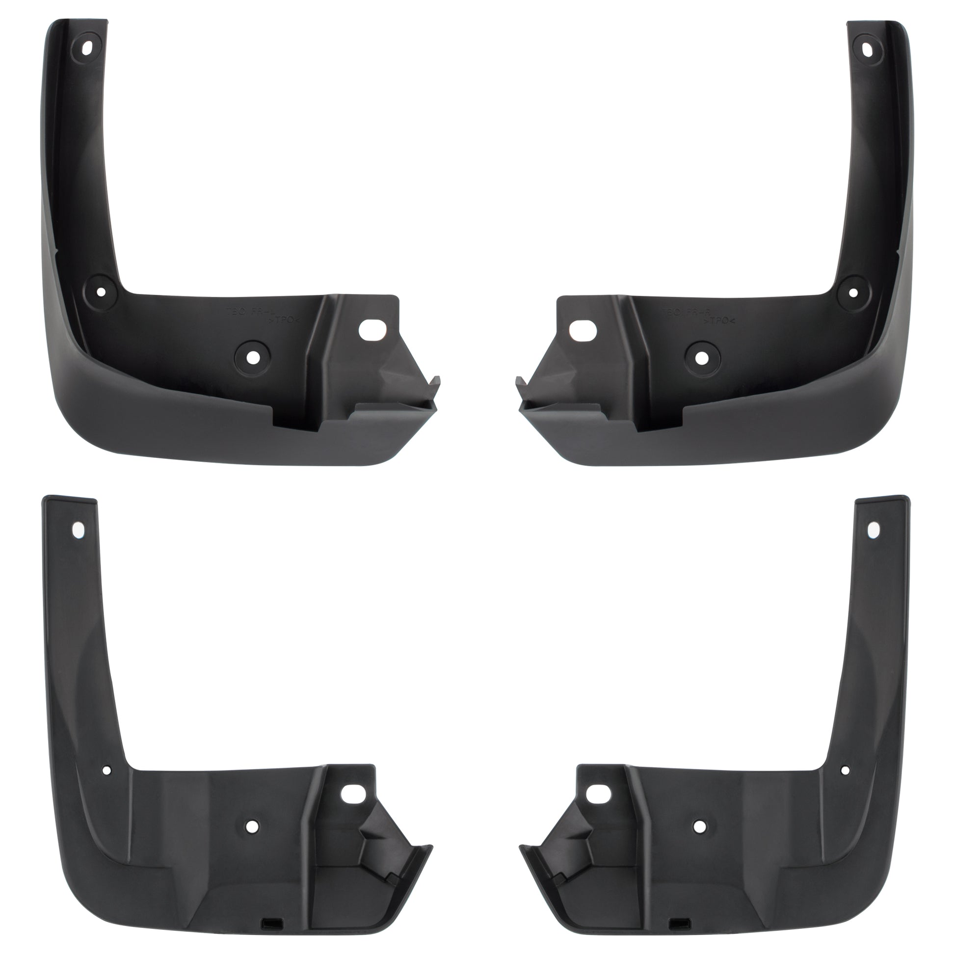 BOXI (Set of 4) Front and Rear Side Mud Flaps Splash Guards Mudflaps Fits for Honda Accord 2008 — product photo 3