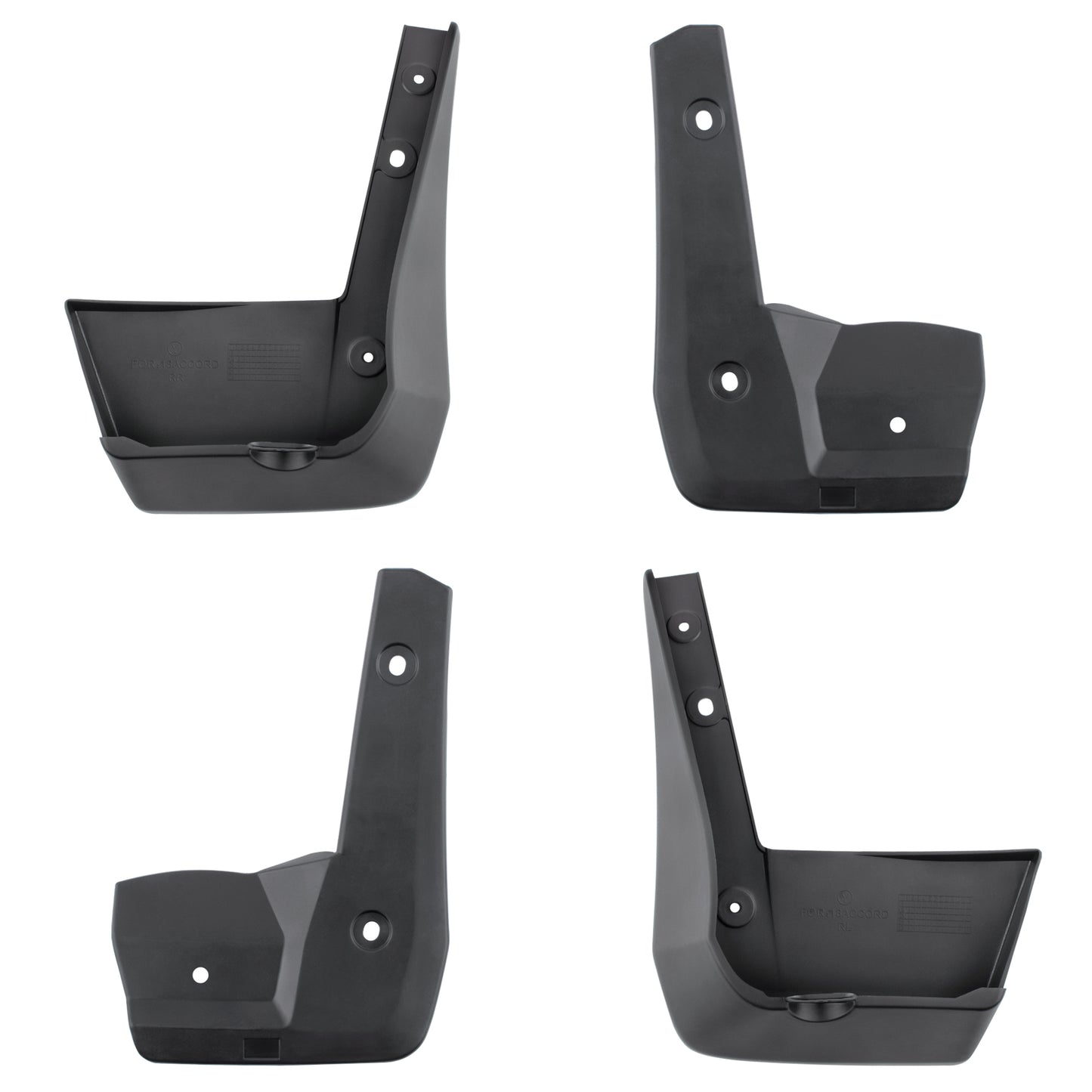 BOXI (Set of 4) Front and Rear Side Mud Flaps Splash Guards Mudflaps Fit for Honda Accord 2018 2019 — product photo 2
