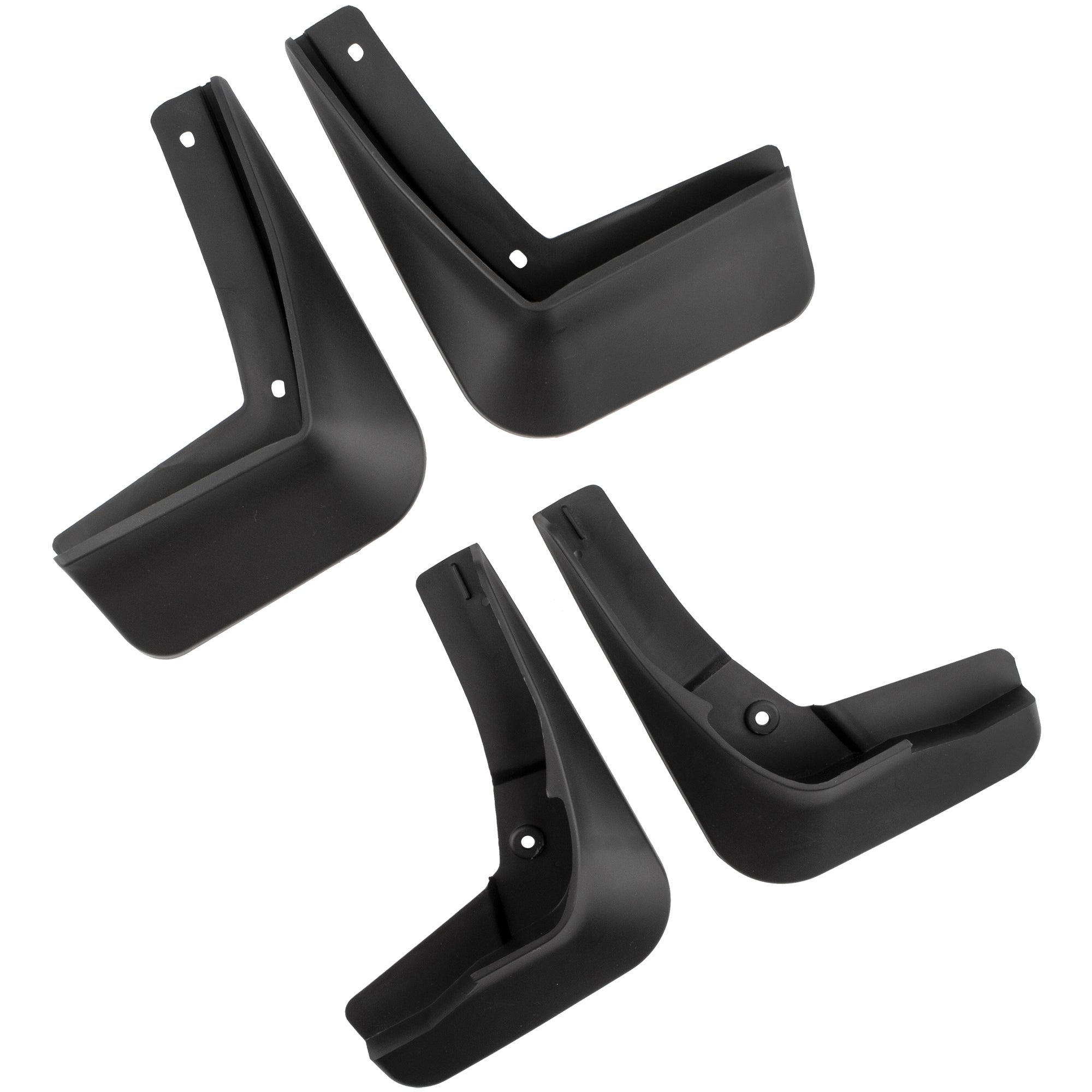 BOXI (Set of 4) Front and Rear Side Mud Flaps Splash Guards Mudflaps Fit for Chevy Malibu 2016 2017