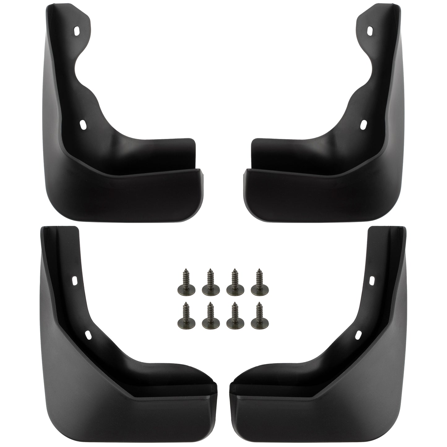 BOXI (Set of 4) Front and Rear Side Mud Flaps Splash Guards Mudflaps Fits for VW Jetta 2015 2016