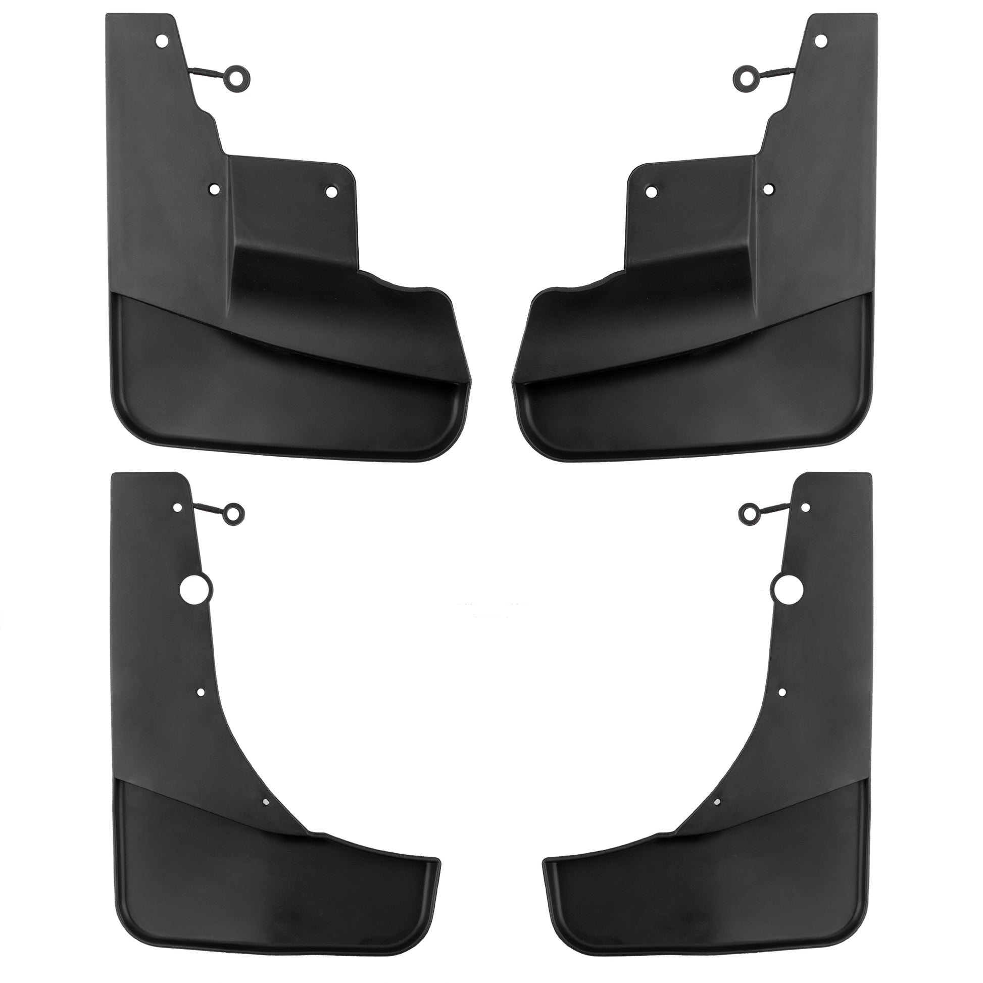 BOXI (Set of 4) Front and Rear Side Mud Flaps Splash Guards Mudflaps Fits for Jeep Grand Cherokee