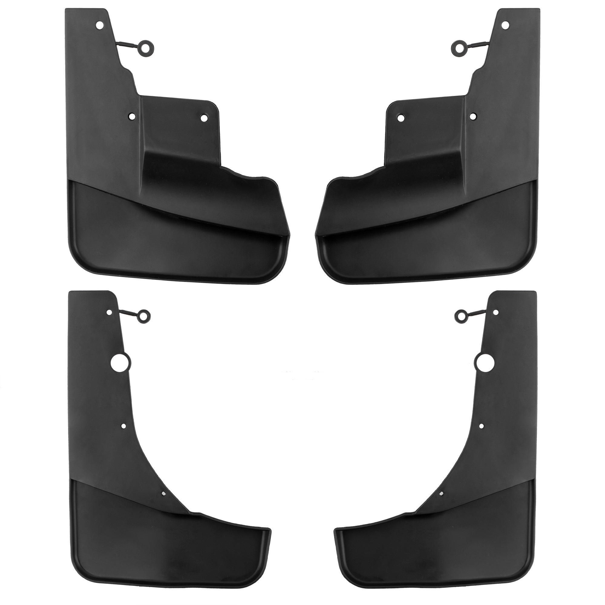 BOXI (Set of 4) Front and Rear Side Mud Flaps Splash Guards Mudflaps Fits for Jeep Grand Cherokee