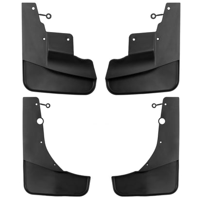 BOXI (Set of 4) Front and Rear Side Mud Flaps Splash Guards Mudflaps Fits for Jeep Grand Cherokee