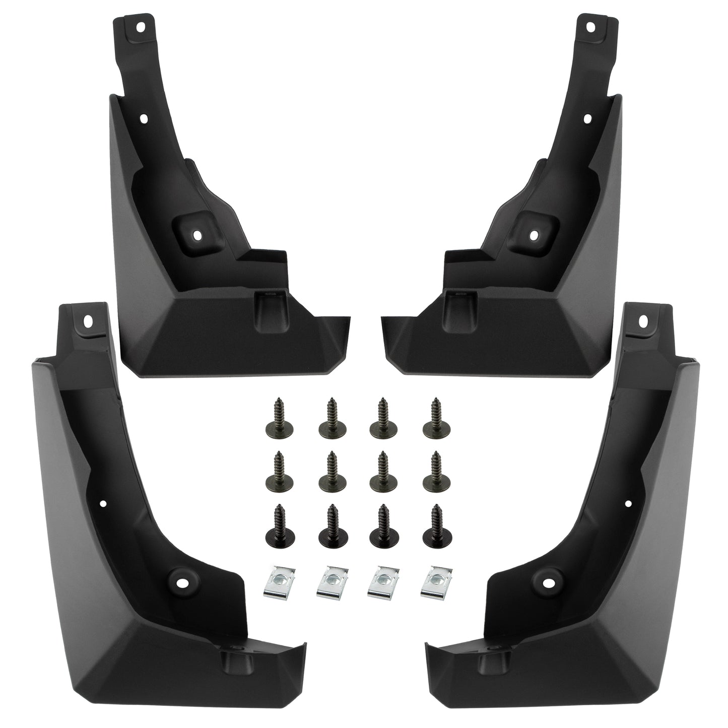 BOXI (Set of 4) Front and Rear Side Mud Flaps Splash Guards Mudflaps Fits for Toyota RAV4 2019 2020