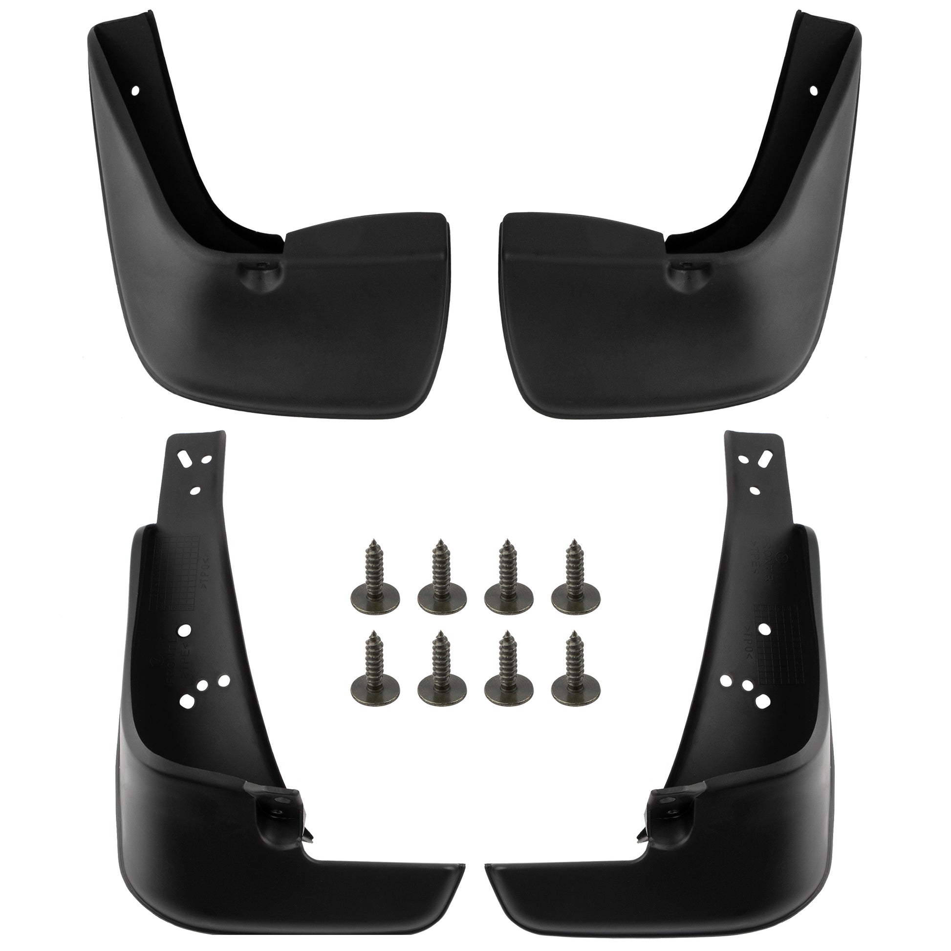 BOXI (Set of 4) Mud Flaps Splash Guards Mudflaps Fits for Toyota Corolla 2003 2004 2005 2006 2007