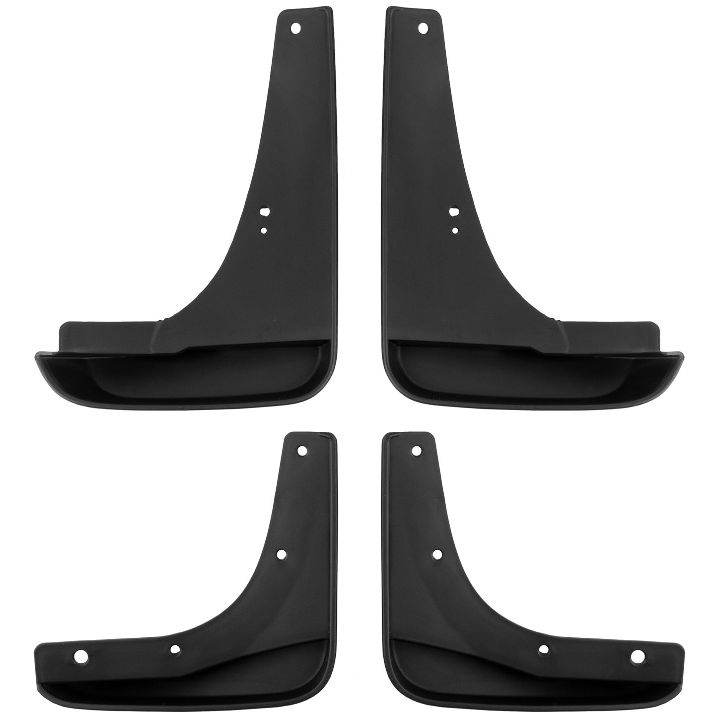 BOXI Set of 4 Front and Rear Side Mud Flaps Splash Guards Compatible for Chrysler 300 2005 2006