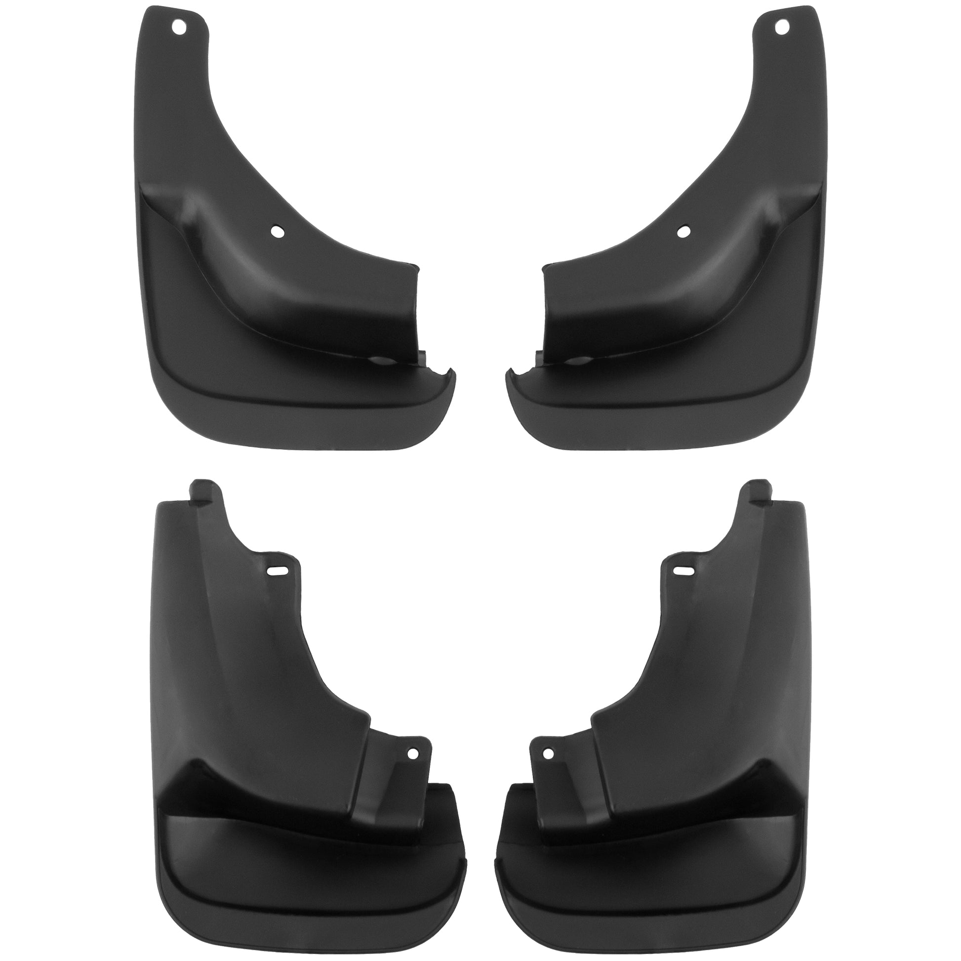 BOXI Set of 4 Front and Rear Side Mud Flaps Splash Guards Compatible for Toyota Corolla 1992 1993