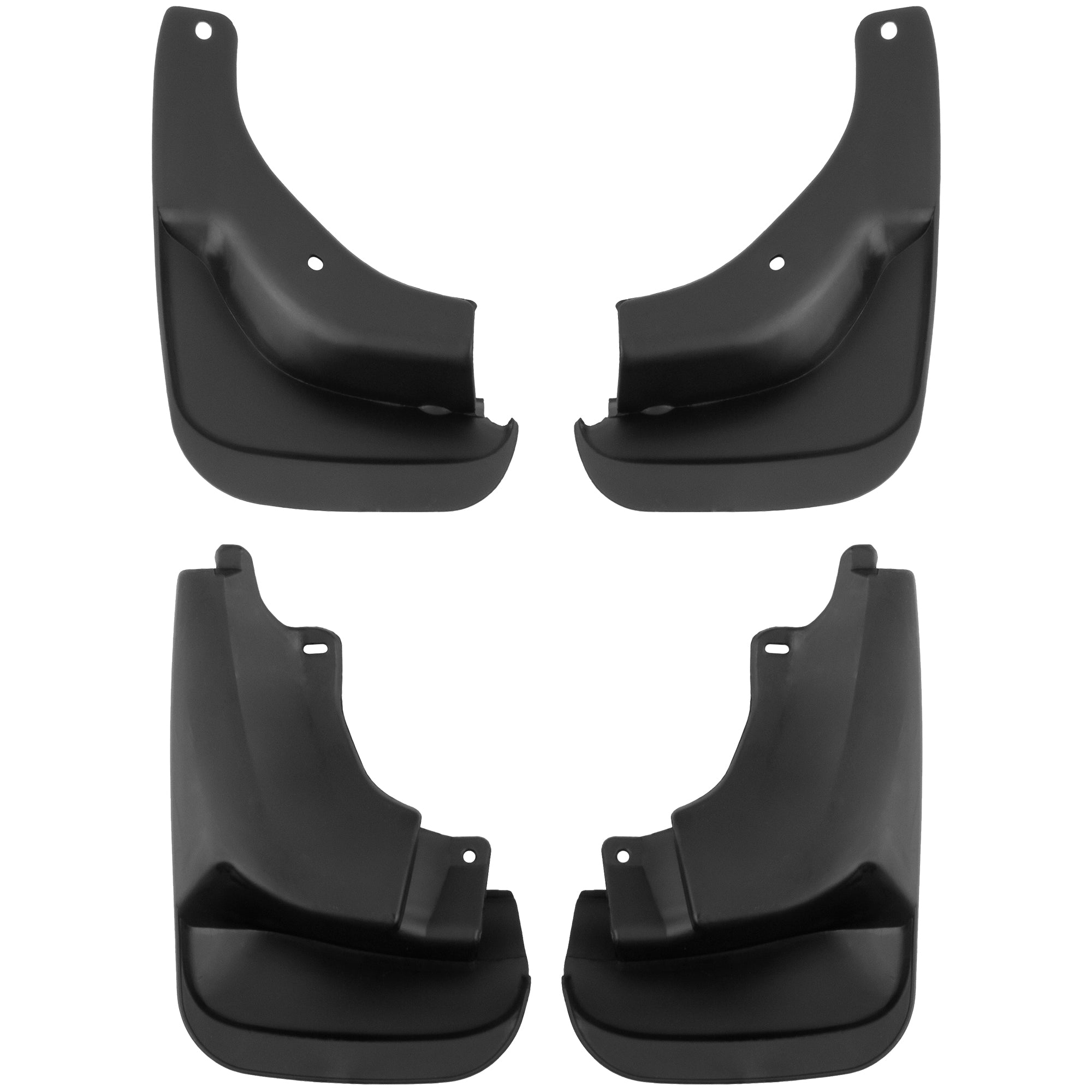 BOXI Set of 4 Front and Rear Side Mud Flaps Splash Guards Compatible for Toyota Corolla 1992 1993