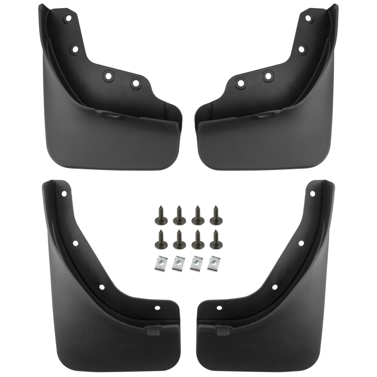 BOXI Set of 4 Front and Rear Side Mud Flaps Splash Guards Compatible for Lincoln MKX 2016 2.7L 3.7L